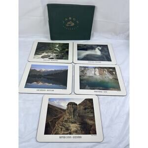 Jason Placemats New Zealand Set of 5 Cork Back Waterfalls Nature Lake
